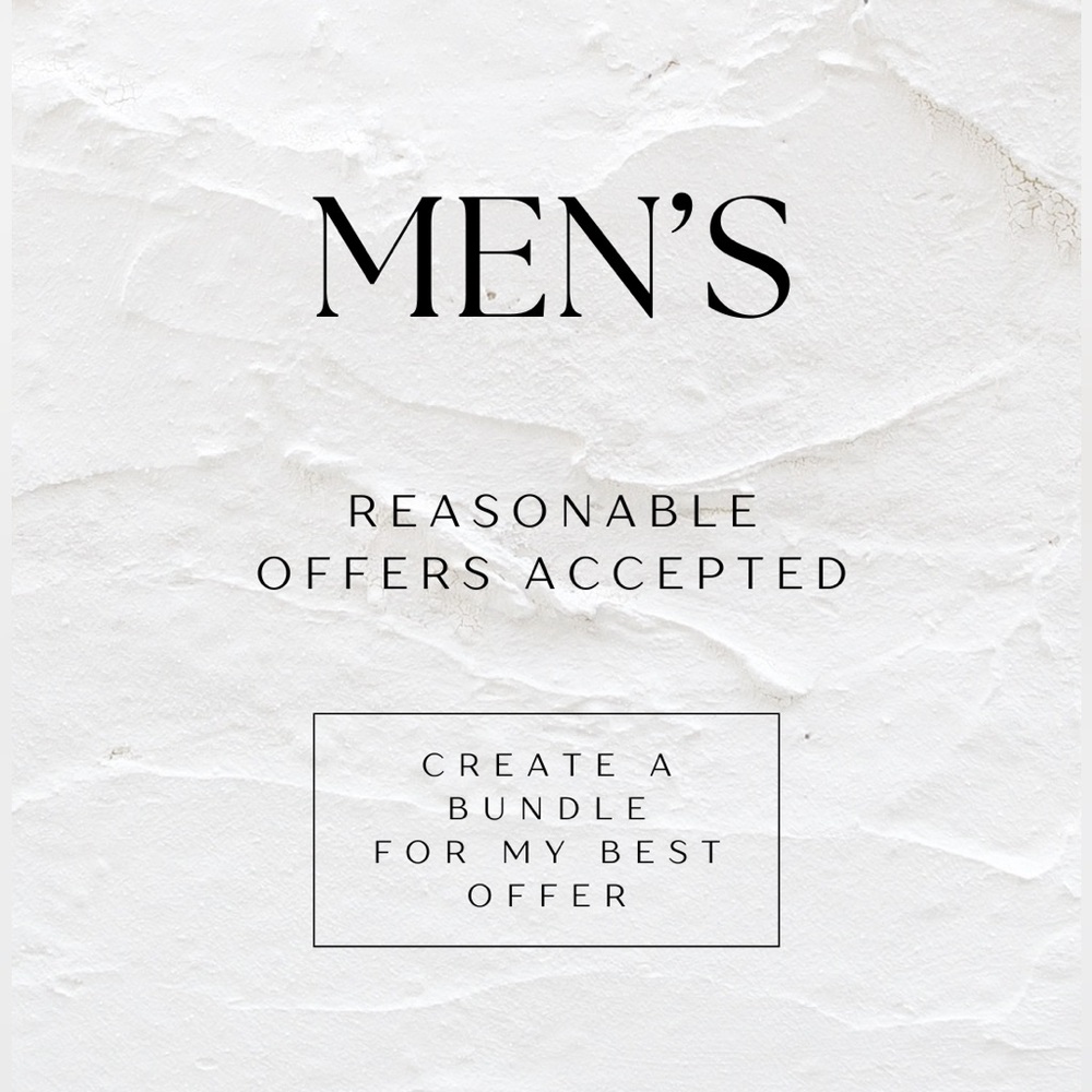 Men's Fashion Offer